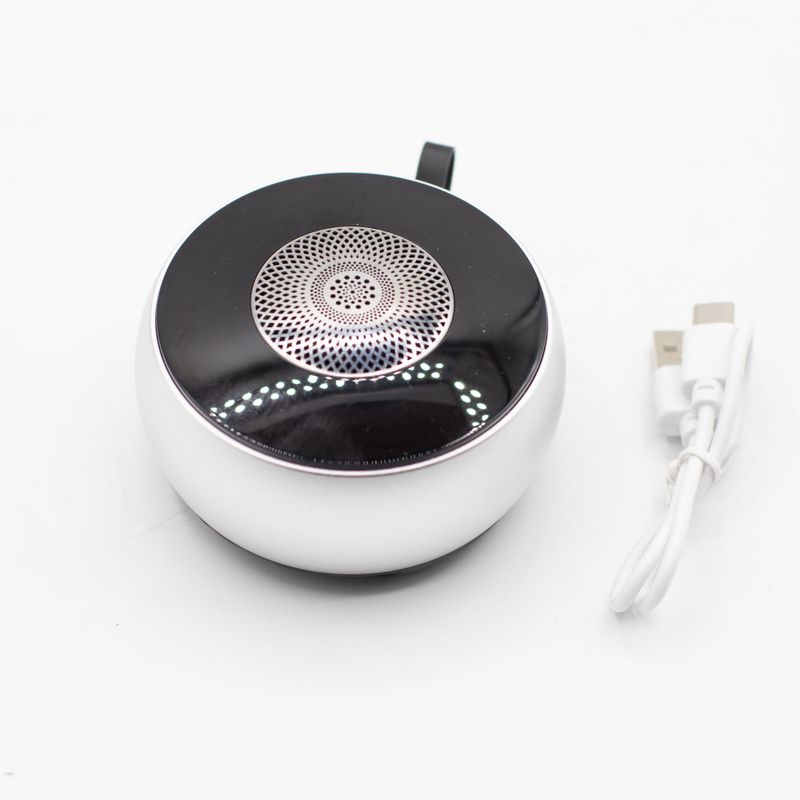 Mini Enceinte Effet Lumière Mandela – Argent