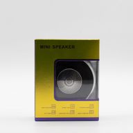 Mini Enceinte Effet Lumière Mandela – Argent