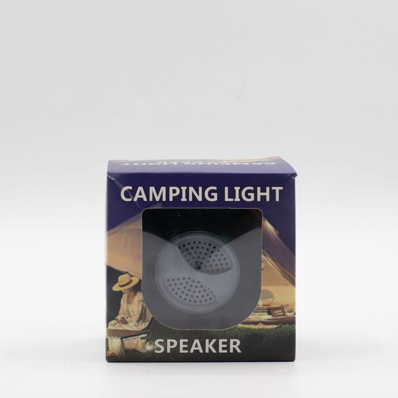 Lampe Suspendue de Camping et Mini Enceinte – Vert