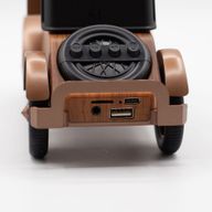 Enceinte et Support Téléphone Bluetooth - Voiture Vintage Classique