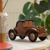 Enceinte et Support Téléphone Bluetooth - Voiture Vintage Classique