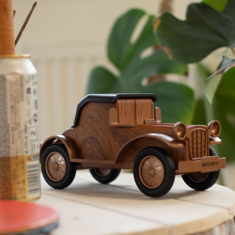 Enceinte et Support Téléphone Bluetooth - Voiture Vintage Classique