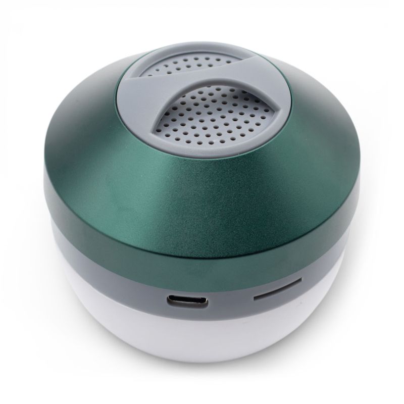 Lampe Suspendue de Camping et Mini Enceinte – Vert
