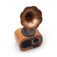 Haut-parleur rétro mini gramophone - Bluetooth et radio FM