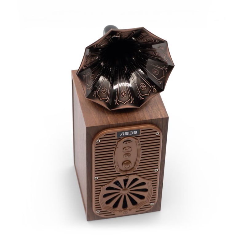 Haut-parleur gramophone rétro (Très fort) - Bluetooth