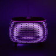 Diffuseur Futuriste Rainuré USB avec Changement de Couleur et Télécommande