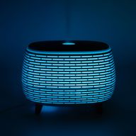 Diffuseur Futuriste Rainuré USB avec Changement de Couleur et Télécommande