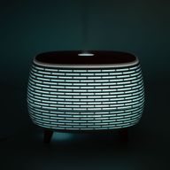 Diffuseur Futuriste Rainuré USB avec Changement de Couleur et Télécommande