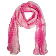 Nomad Sari  - Foulard d'Été - 180x50cm - Brillance Festive - Rose