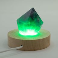 Socles LED Ronds en Bois 8 cm – USB – Multicolore