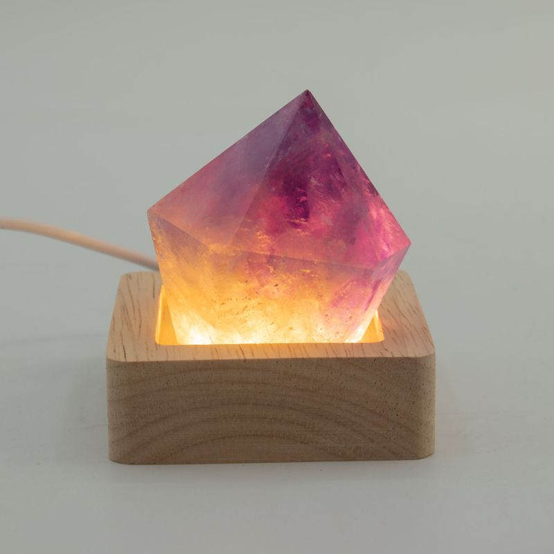 Socles LED Carrés en Bois 6 cm – USB – Blanc Froid/Chaud/Blanc Naturel