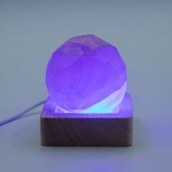 Socles LED Carrés en Bois 6 cm – USB – Multicolore