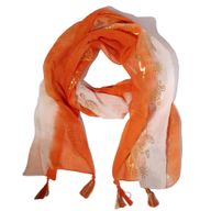 Nomad Sari  - Foulard d'Été -  180x50cm - Tortue- Coral