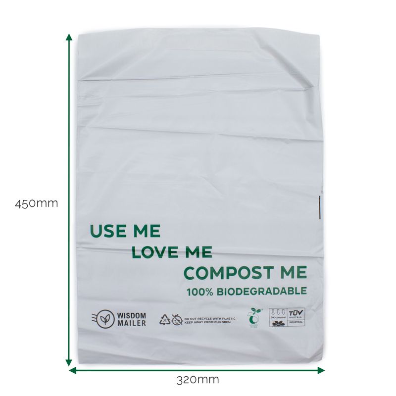 Enveloppe d’Expédition 100 % Biodégradable (320 x 450 mm)