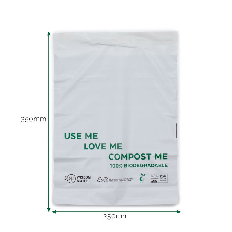 Enveloppe d’Expédition 100 % Biodégradable (250 x 350 mm)