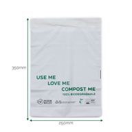 Enveloppe d’Expédition 100 % Biodégradable (250 x 350 mm)