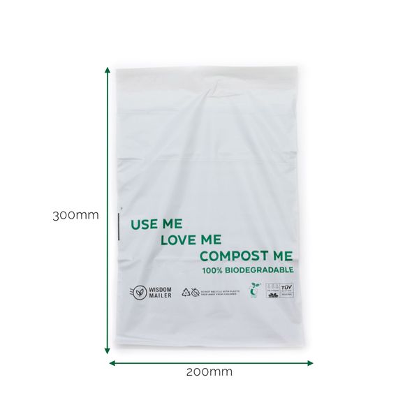 Enveloppe d’Expédition 100 % Biodégradable (200 x 300 mm)