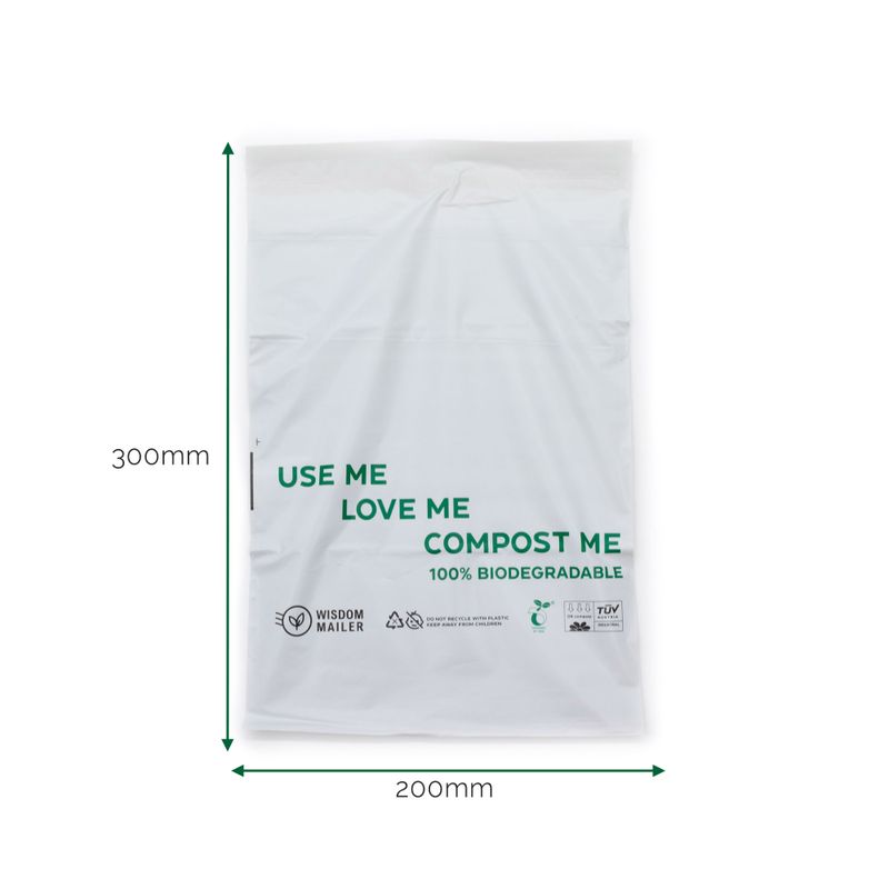 Enveloppe d’Expédition 100 % Biodégradable (200 x 300 mm)