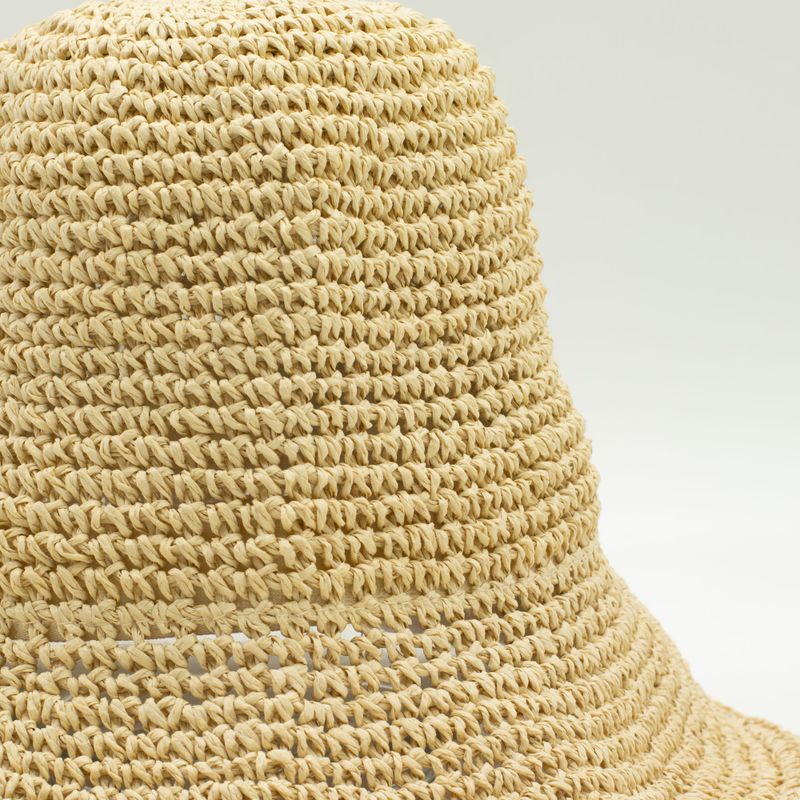 Chapeau De Soleil En Paille – Beige Naturel