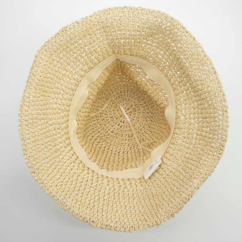 Chapeau De Soleil En Paille – Beige Naturel