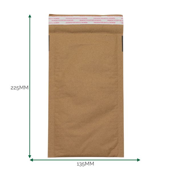 Enveloppe Matelassée Kraft à Structure Alvéolée (135 x 225 + 40 mm)