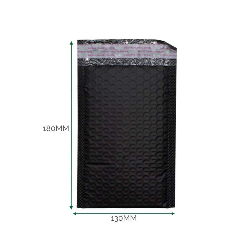 Enveloppe Bulle Noire (130 x 180 + 40 mm)