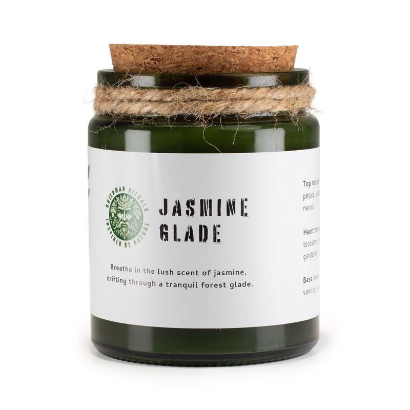 Bougie En Cire de Soja Avec Mèche en Bois – Clairière au Jasmin