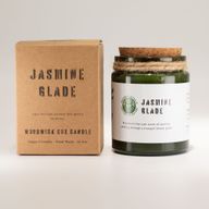 Bougie En Cire de Soja Avec Mèche en Bois – Clairière au Jasmin