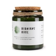 Bougie En Cire de Soja Avec Mèche en Bois – Rose de Minuit