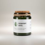 Bougie En Cire de Soja Avec Mèche en Bois – Rose de Minuit