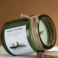 Bougie En Cire de Soja Avec Mèche en Bois – Cendre & Fumée de Bois