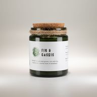 Bougie En Cire de Soja Avec Mèche en Bois – Figue Écrasée & Cassis
