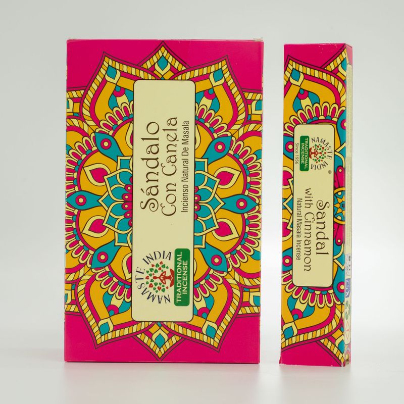 Encens Masala Namaste Mandala – Santal & Cannelle