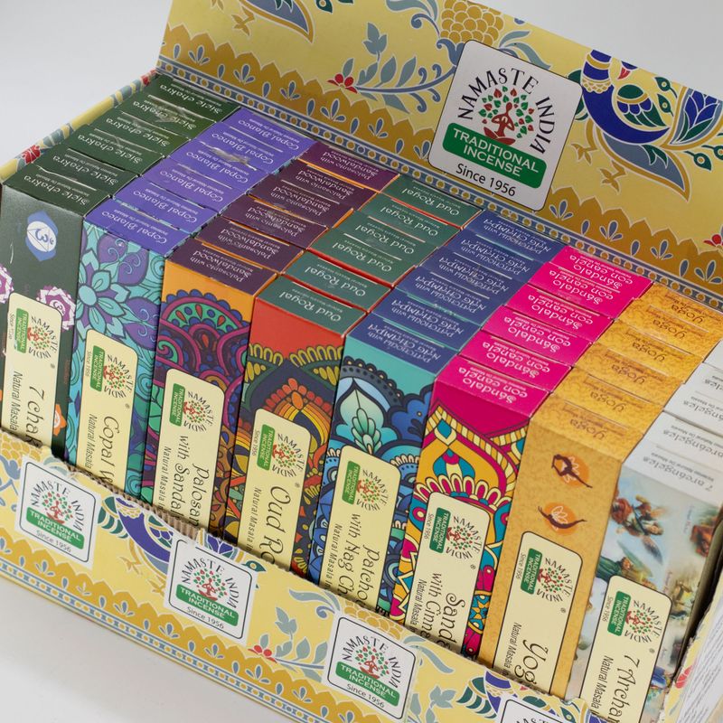 Pack de Démarrage Encens Masala Namaste Mandala (6x8 Parfums) (09-16)