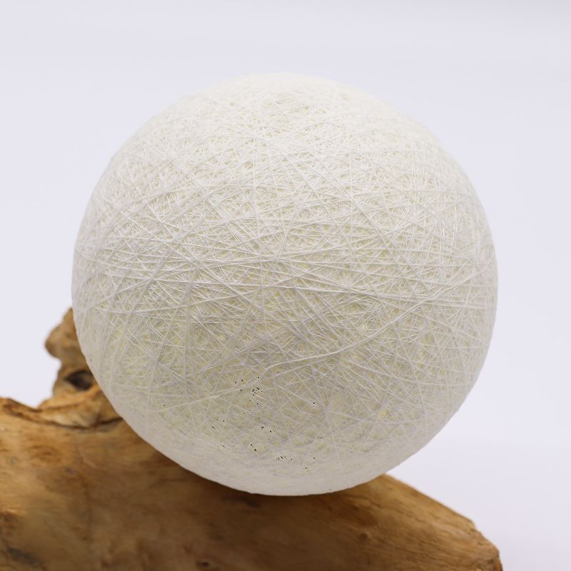 Lampe DriftGlow – Abat-jour Luna Ivoire en Coton