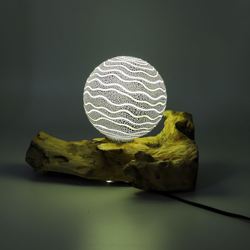 Lampe DriftGlow – Abat-jour Luna Gris