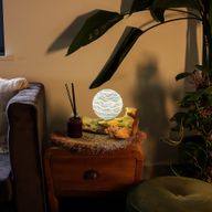 Lampe DriftGlow – Abat-jour Luna Gris