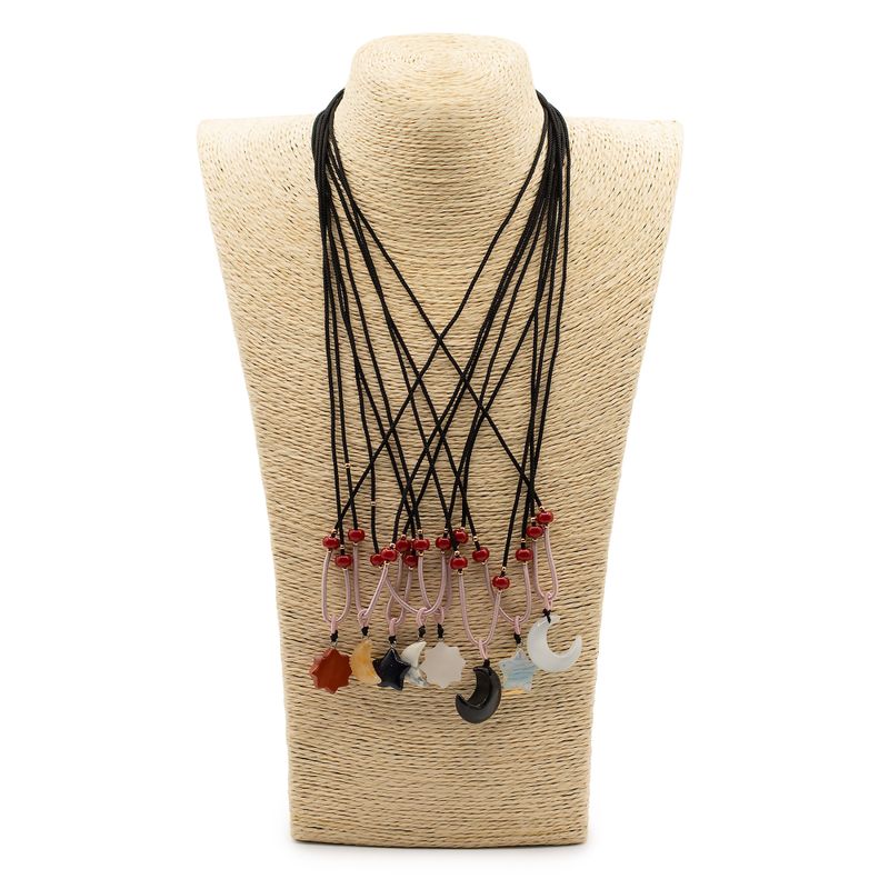 Colliers Cordon avec Pendentifs en Pierre – Collection Céleste (assortie)