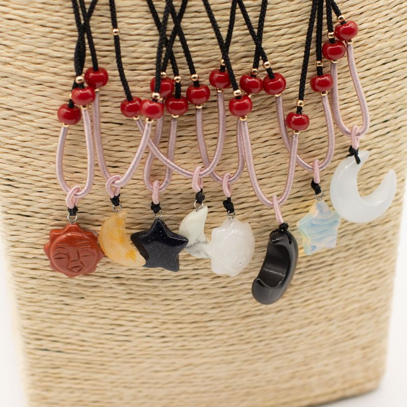 Colliers Cordon avec Pendentifs en Pierre – Collection Céleste (assortie)