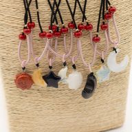 Colliers Cordon avec Pendentifs en Pierre – Collection Céleste (assortie)