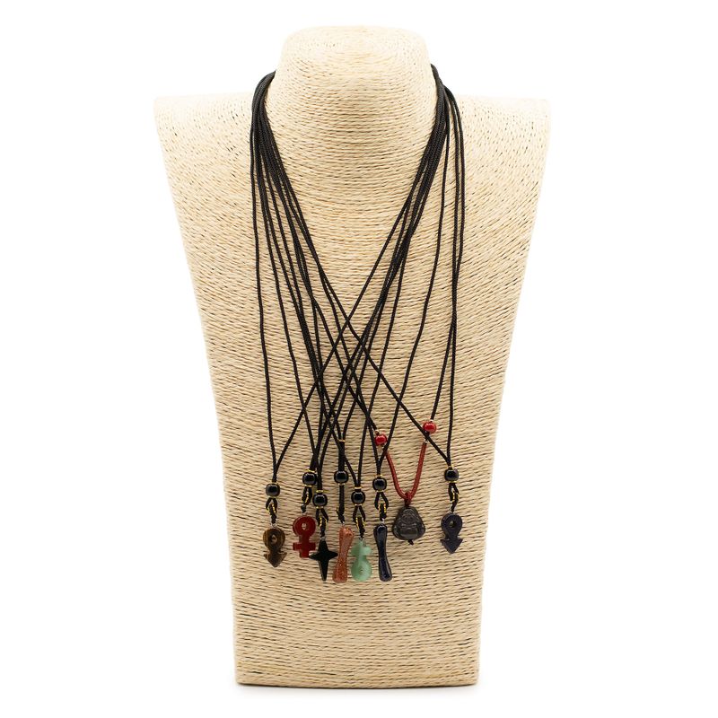 Colliers Cordon avec Pendentifs en Pierre – Collection Iconique (assortie)