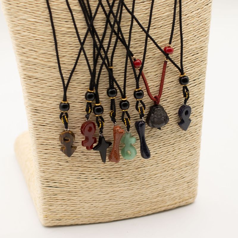 Colliers Cordon avec Pendentifs en Pierre – Collection Iconique (assortie)