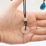Colliers Cordon avec Pendentifs en Pierre – Collection Cœurs (assortie)