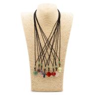 Colliers Cordon avec Pendentifs en Pierre – Collection Botanique (assortie)