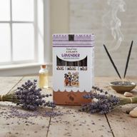 Bâtons d’Encens Résine Purifiante – Lavande Dorée 30 g (6 pcs)