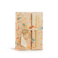 Mini Carnet Lokta en Coton aux Couleurs Mélangées