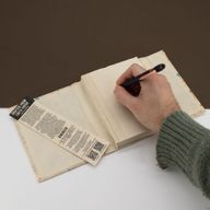 Mini Carnet Lokta en Coton aux Couleurs Mélangées