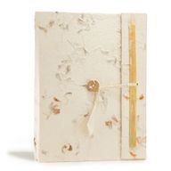 Grand Carnet Lokta aux Fleurs Mélangées – avec Marque-page