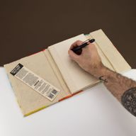 Grand Carnet Lokta Feuilles Colorées