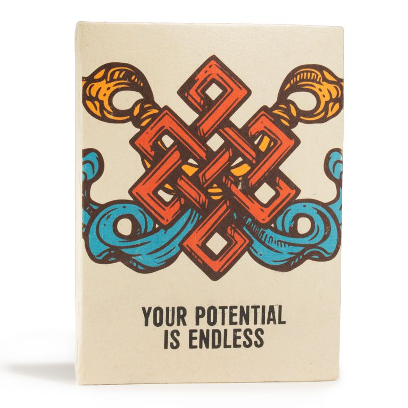 Grand Carnet Lokta Inspiration – « Your Potential » – avec Marque-page